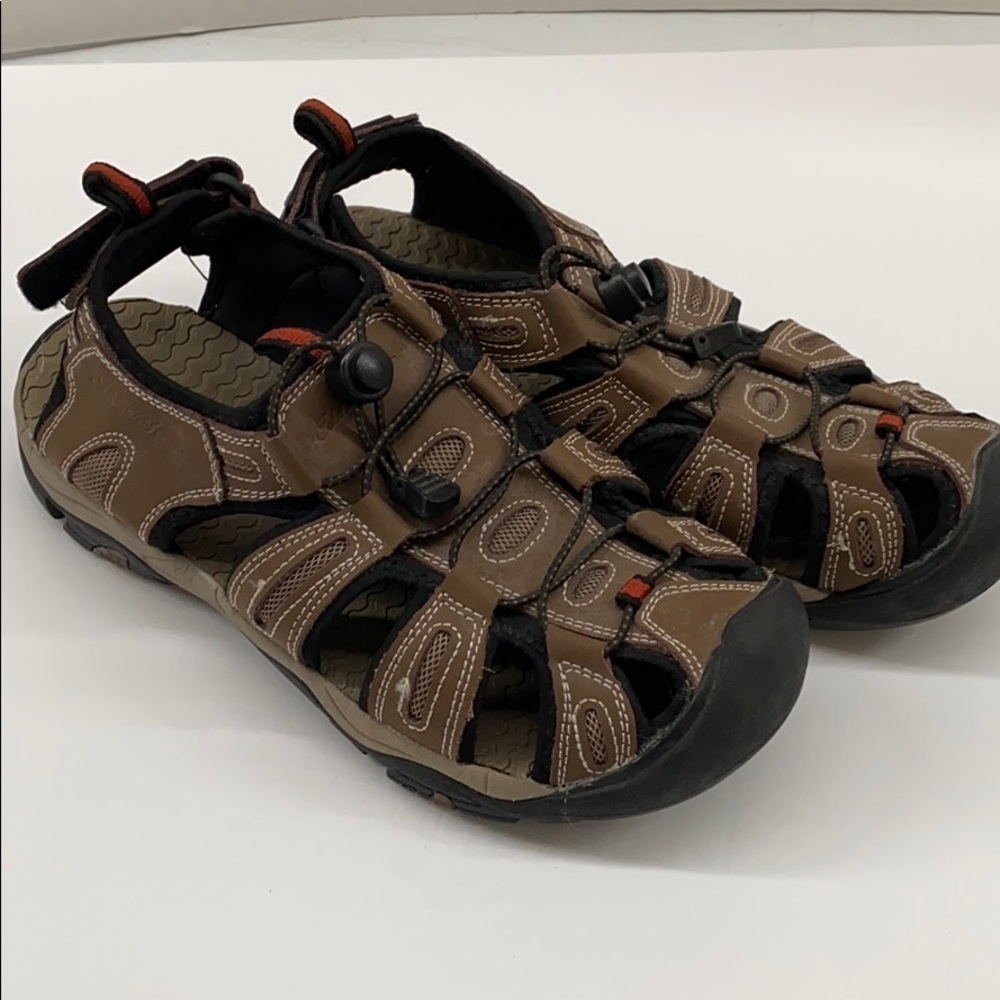 Eddie Bauer Tommy Sandals Sz 9 Bungee Leather